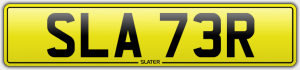 slater cherished number plates