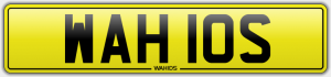 wahids cherished number plates