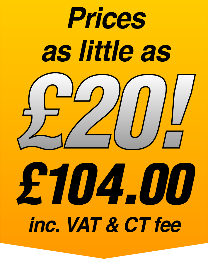 Prices as little as £20