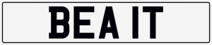 Beat cherished number plate BEA 1T