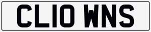 Clowns cherished number plate CL10 WNS