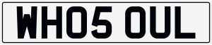 Who soul cherished number plate WH05 OUL
